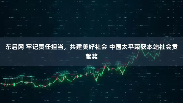 东启网 牢记责任担当，共建美好社会 中国太平荣获本站社会贡献奖