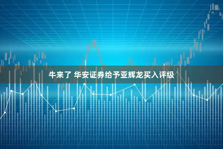 牛来了 华安证券给予亚辉龙买入评级