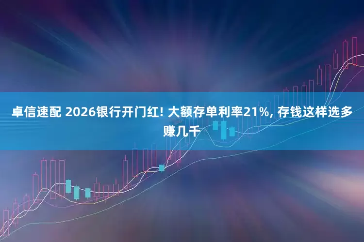 卓信速配 2026银行开门红! 大额存单利率21%, 存钱这样选多赚几千