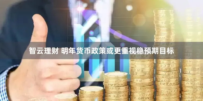 智云理财 明年货币政策或更重视稳预期目标